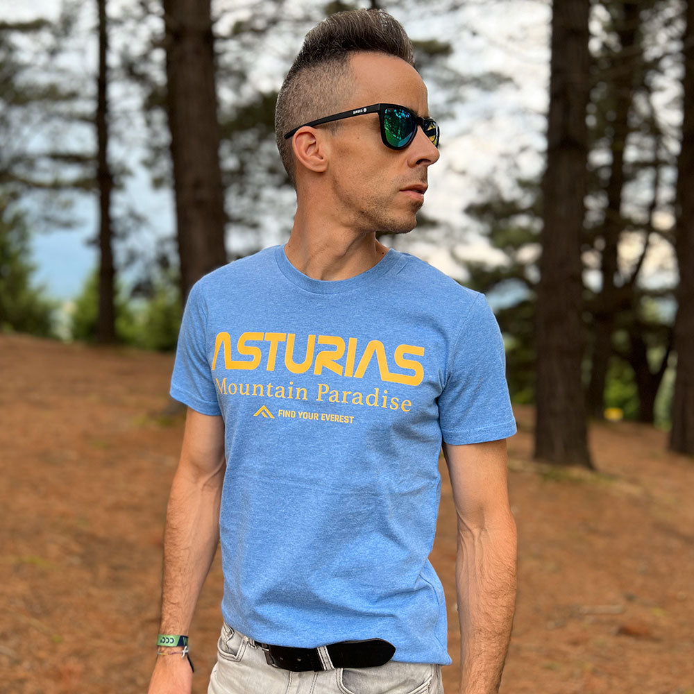 CAMISETA CASUAL FIND YOUR EVEREST ASTURIAS AZUL