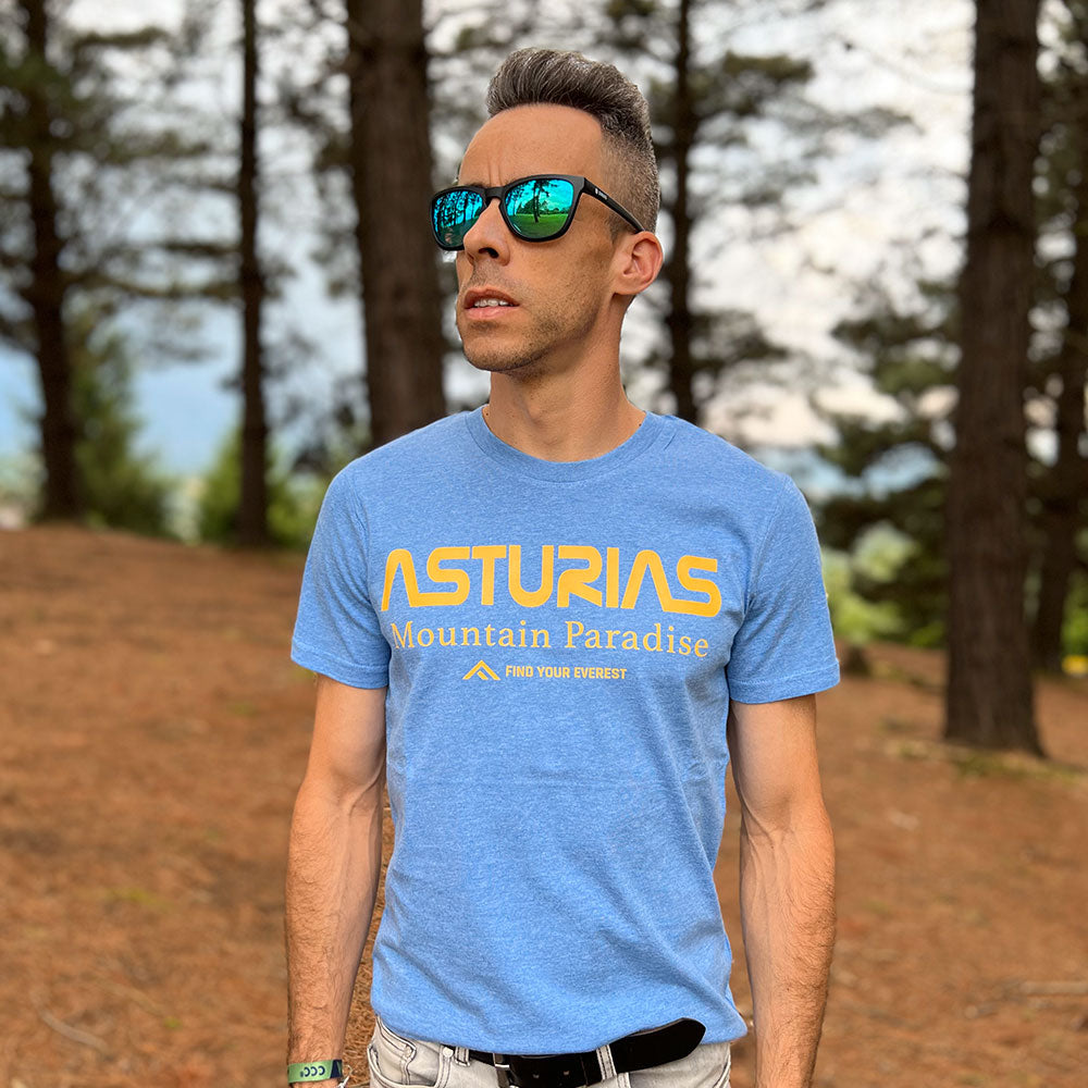 CAMISETA CASUAL FIND YOUR EVEREST ASTURIAS AZUL