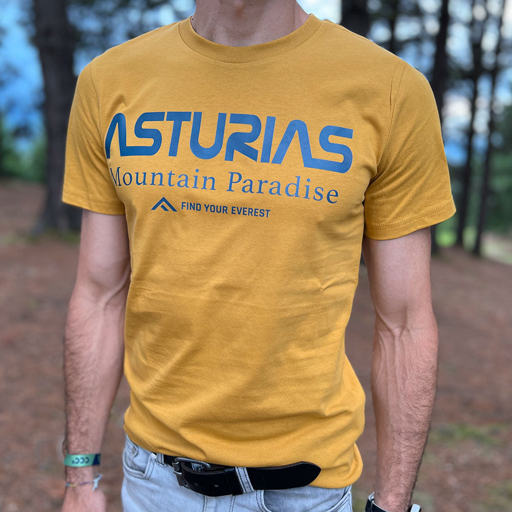 CAMISETA CASUAL FIND YOUR EVEREST ASTURIAS MOSTAZA