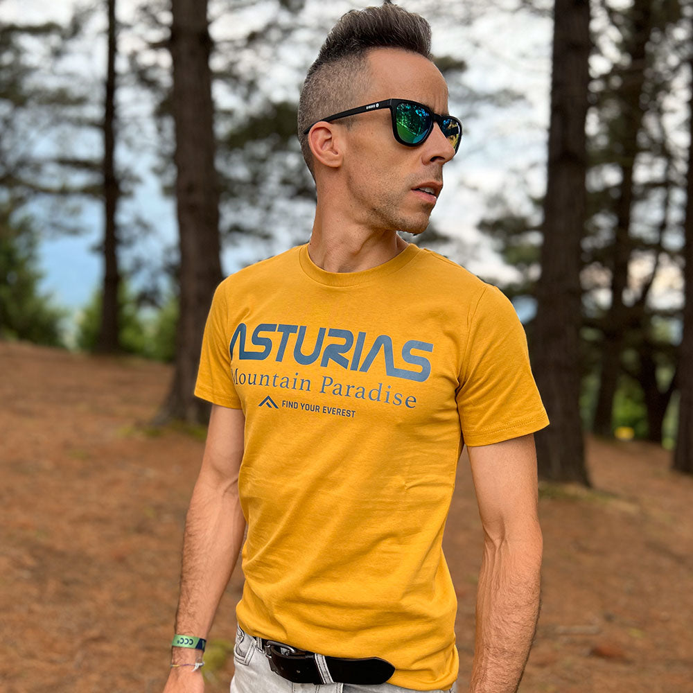 CAMISETA CASUAL FIND YOUR EVEREST ASTURIAS MOSTAZA