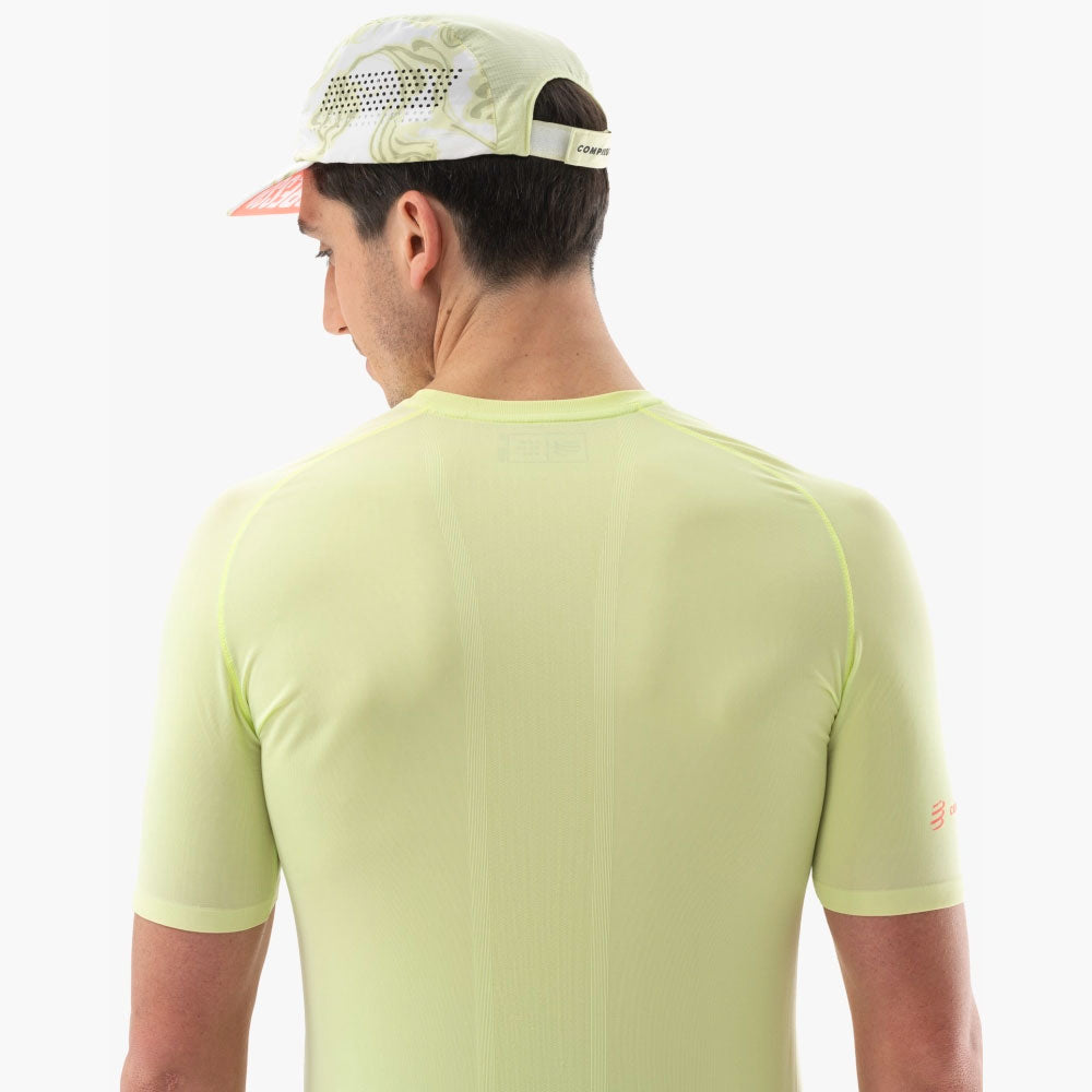 CAMISETA COMPRESSPORT TRAIL RACING SHADOW LIME