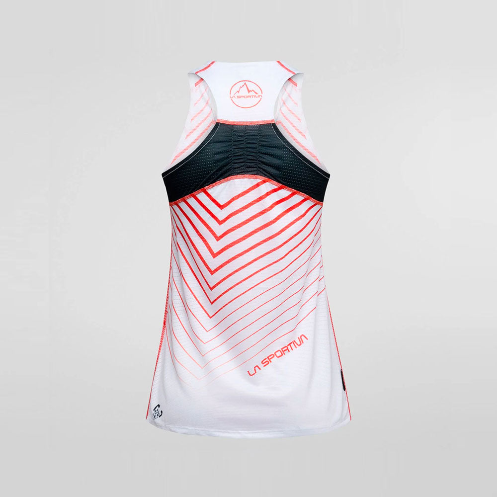 CAMISETA DE TIRANTES LA SPORTIVA SLIPSTREAM MUJER BLANCO NEGRO