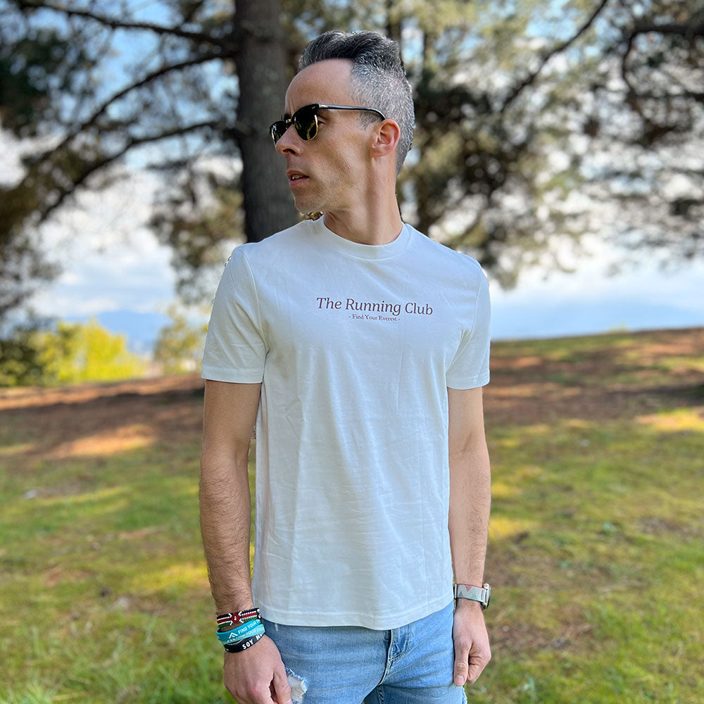 CAMISETA FIND YOUR EVEREST - GIVE ME FUCKING KUDOS - BEIGE