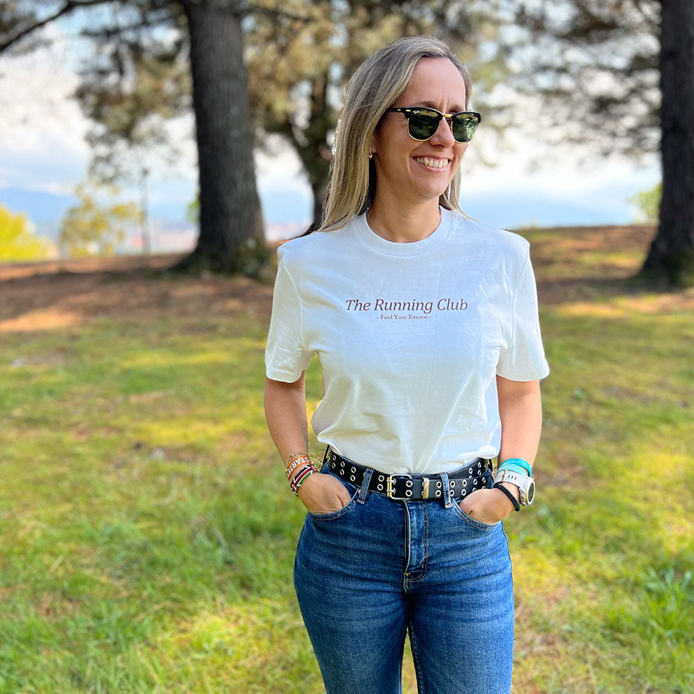 CAMISETA FIND YOUR EVEREST - GIVE ME FUCKING KUDOS - BEIGE