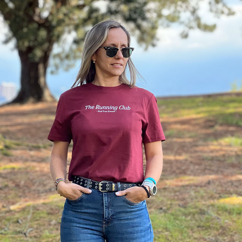 CAMISETA FIND YOUR EVEREST - GIVE ME FUCKING KUDOS - GRANATE