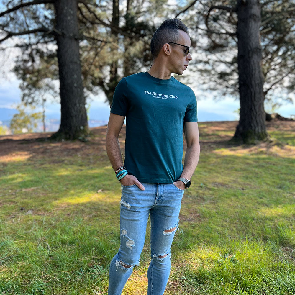 CAMISETA FIND YOUR EVEREST - GIVE ME FUCKING KUDOS - VERDE