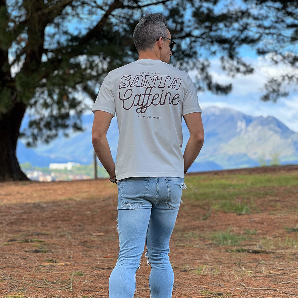CAMISETA FIND YOUR EVEREST - SANTA CAFFEINE - MANGATA