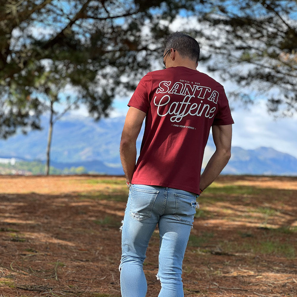 CAMISETA FIND YOUR EVEREST - SANTA CAFFEINE - KAZAM