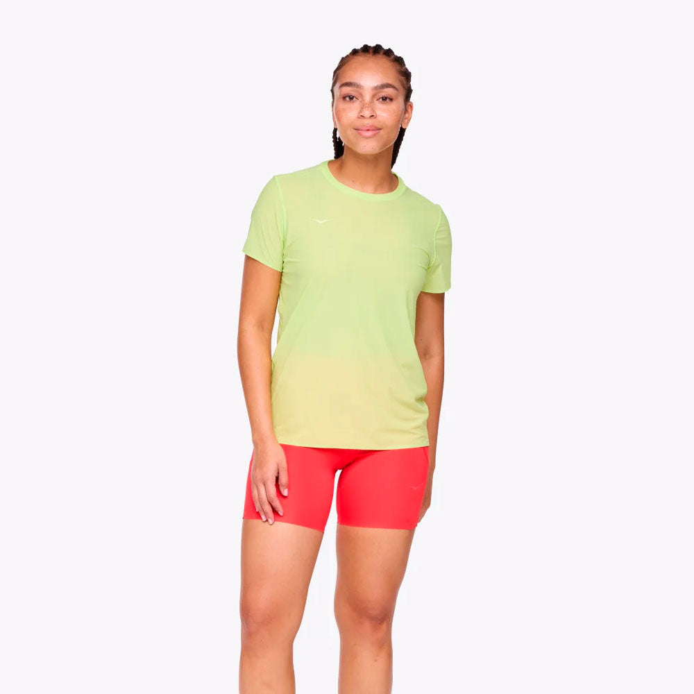 CAMISETA HOKA AIROLITE MUJER LETTUCE