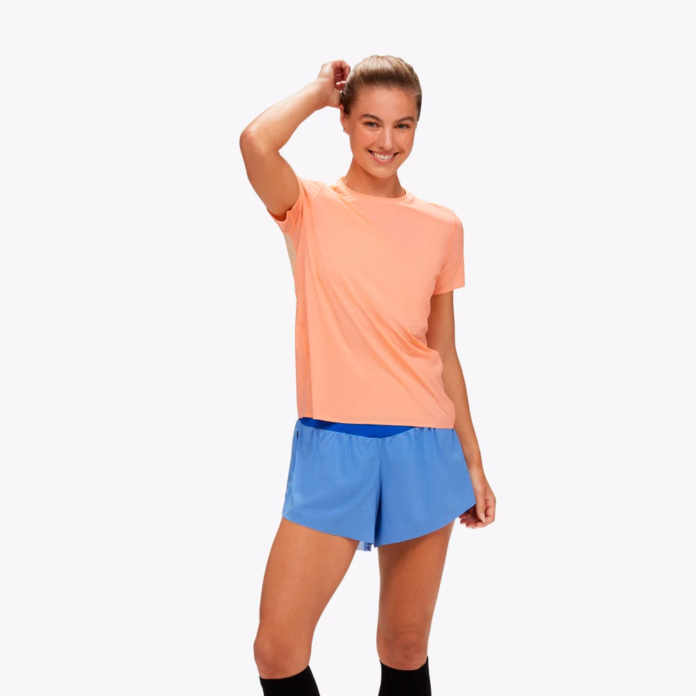 CAMISETA HOKA AIROLITE MUJER PAPAYA