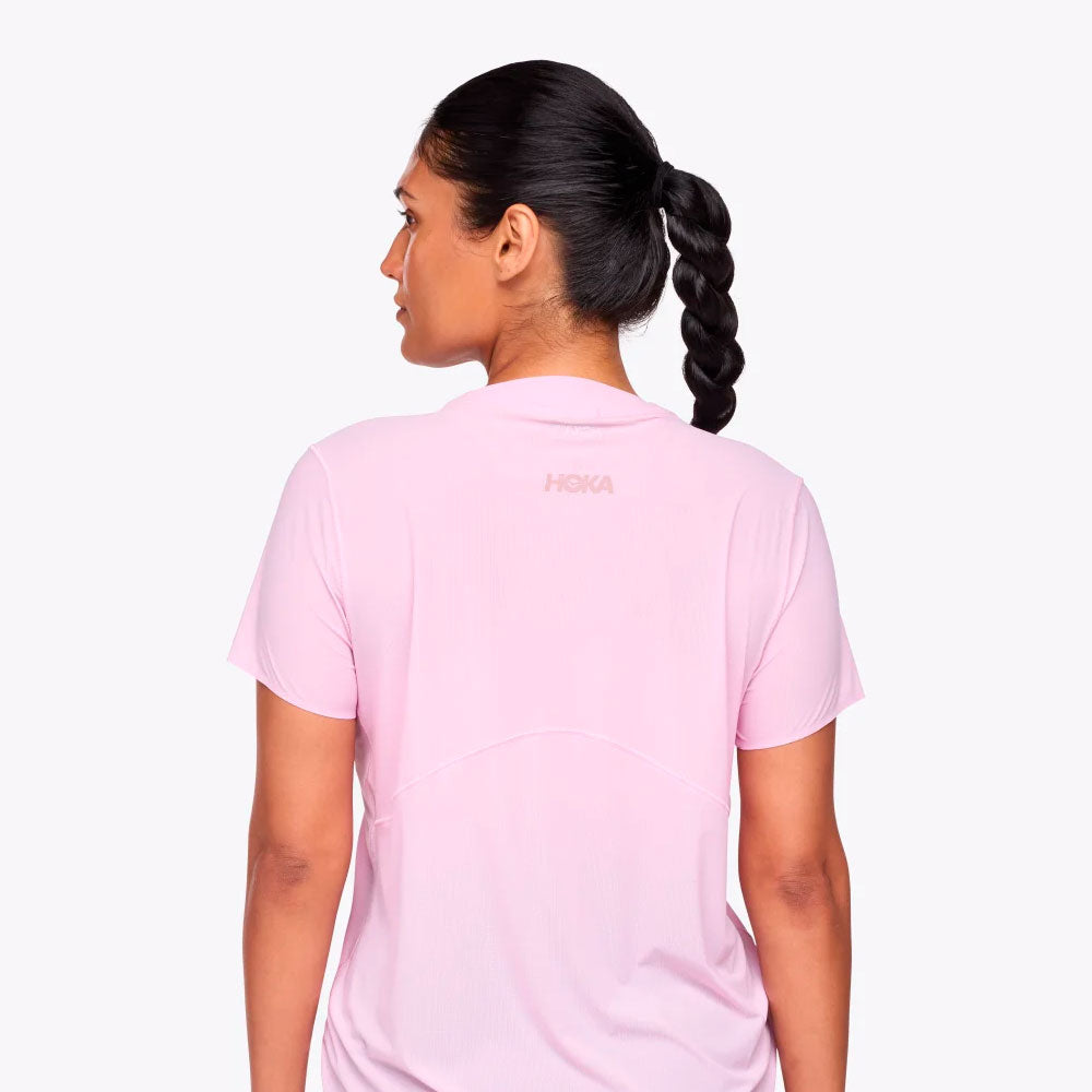 CAMISETA HOKA AIROLITE MUJER PINK TWILIGHT