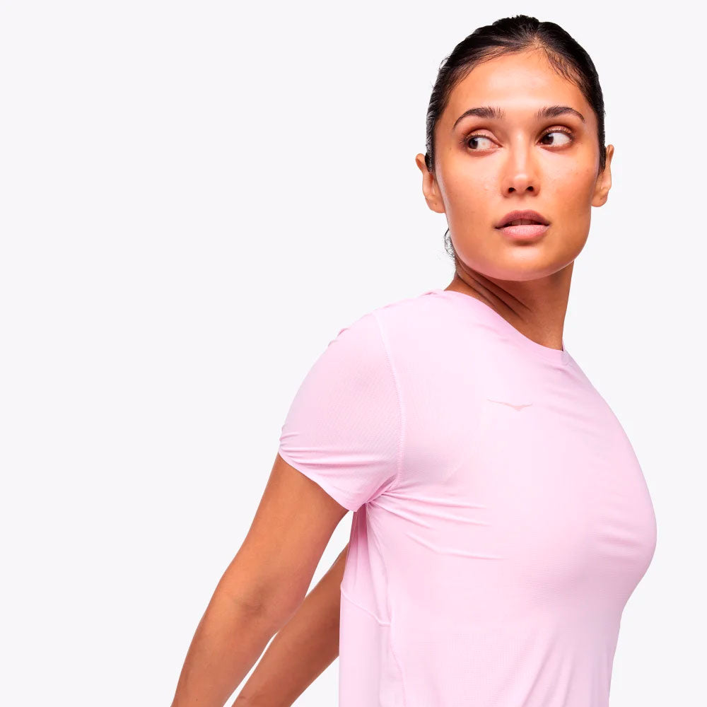 CAMISETA HOKA AIROLITE MUJER PINK TWILIGHT