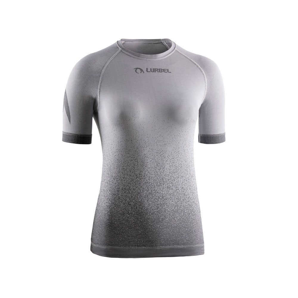 CAMISETA LURBEL SAMBA SHORT SLEEVES GRIS HIELO NEGRO MUJER