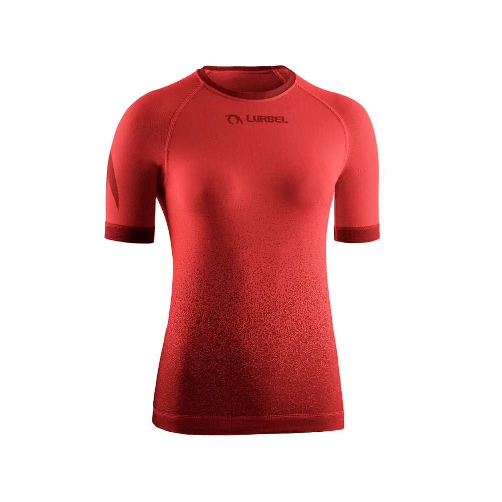 CAMISETA LURBEL SAMBA SHORT SLEEVES ROJO NEGRO MUJER
