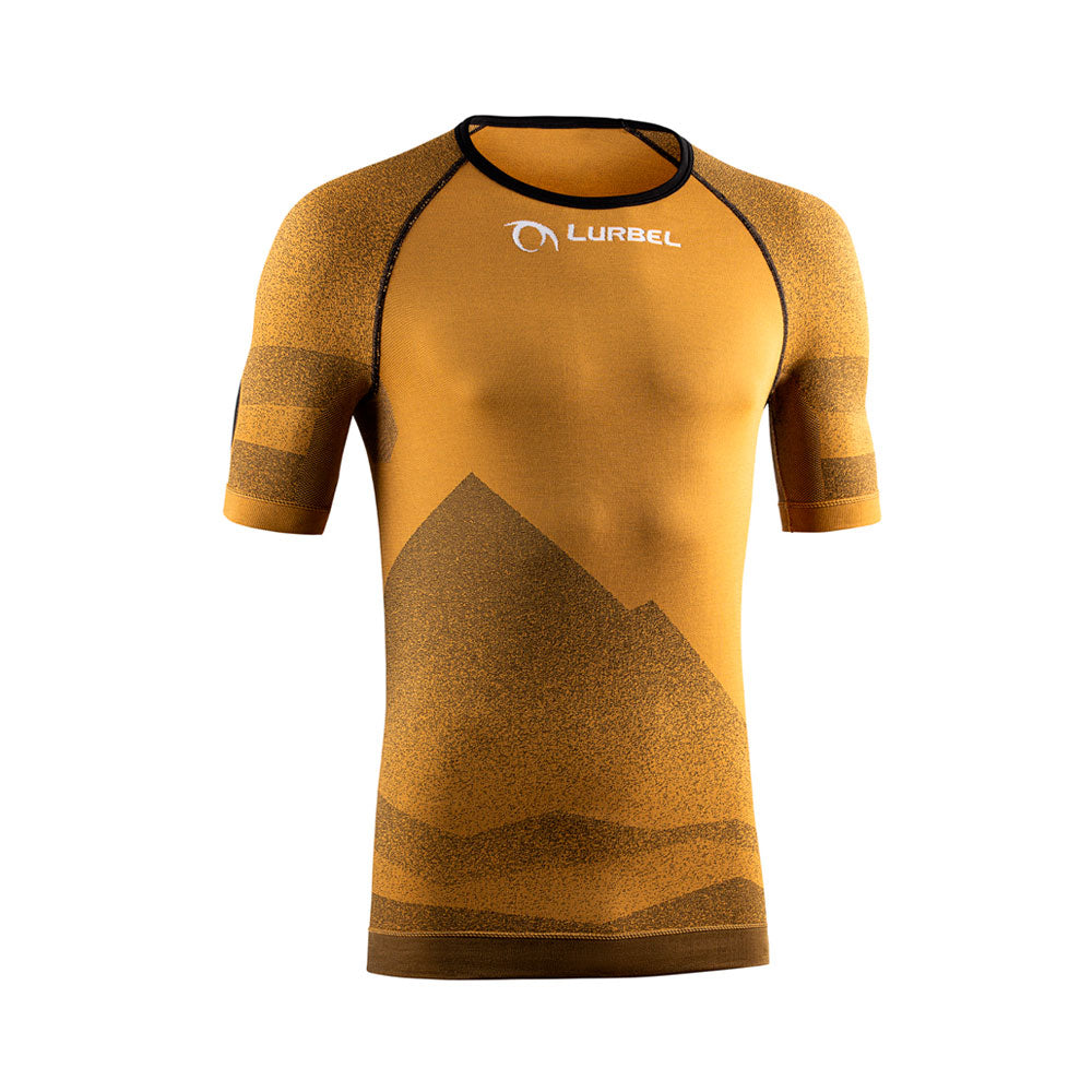 CAMISETA LURBEL SPIRIT SHORT SLEEVES 2023 AMARILLO AMBAR NEGRO