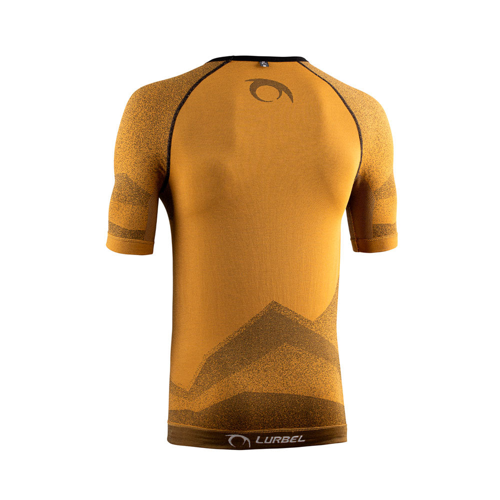 CAMISETA LURBEL SPIRIT SHORT SLEEVES 2023 AMARILLO AMBAR NEGRO