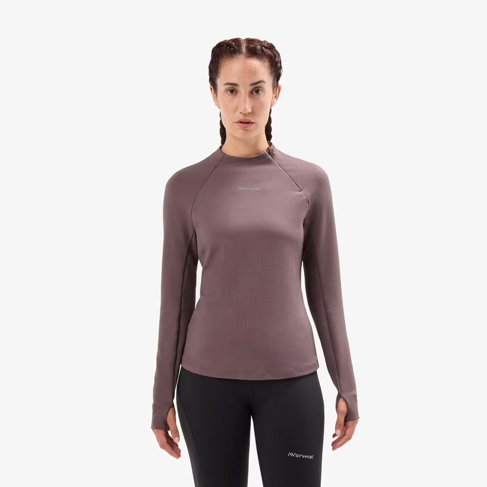 CAMISETA DE MANGA LARGA NNORMAL TRAIL MUJER MORADO