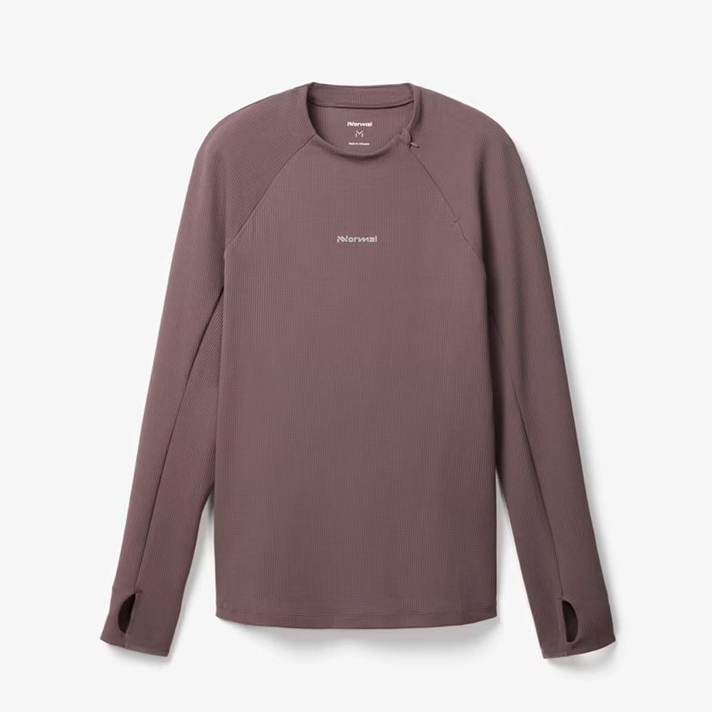 CAMISETA DE MANGA LARGA NNORMAL TRAIL MORADO