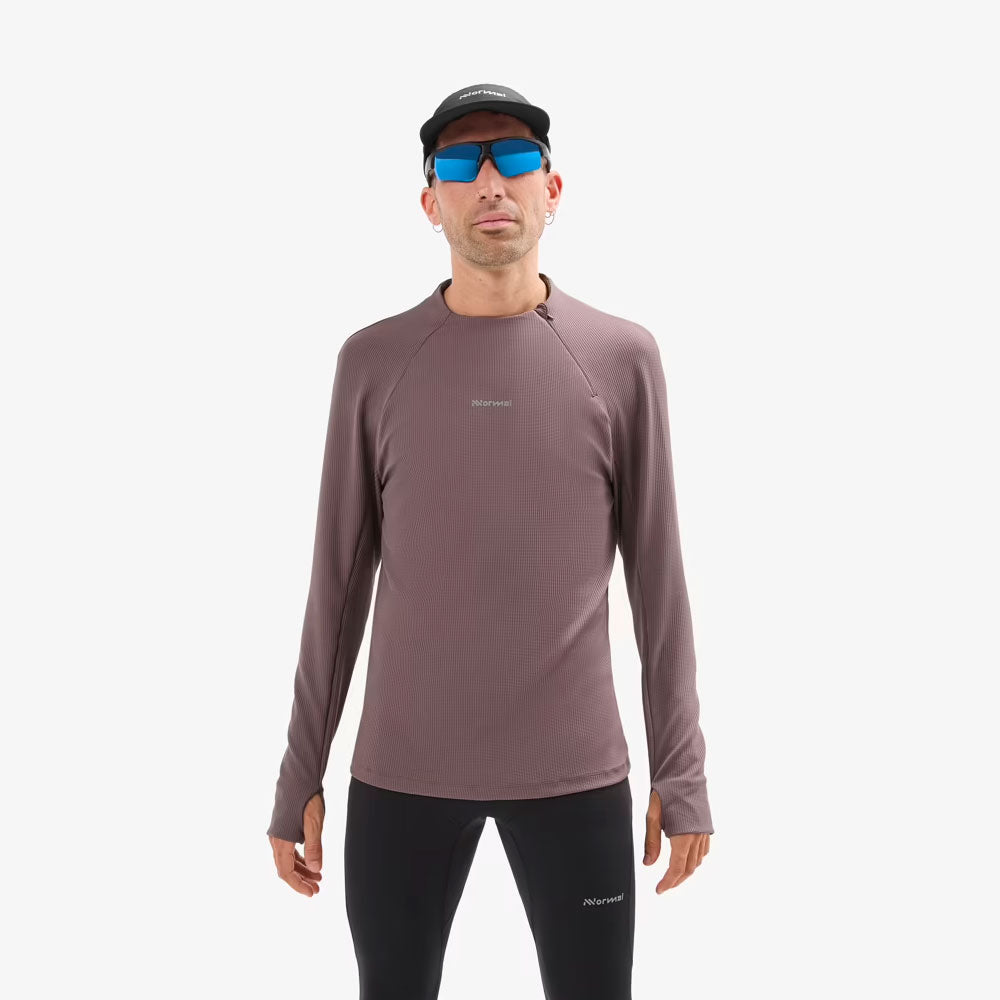 CAMISETA DE MANGA LARGA NNORMAL TRAIL MORADO