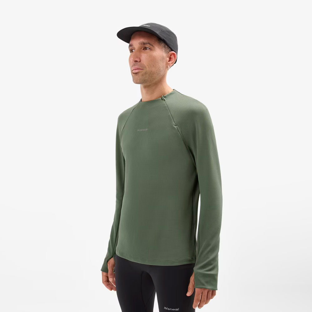 CAMISETA DE MANGA LARGA NNORMAL TRAIL VERDE