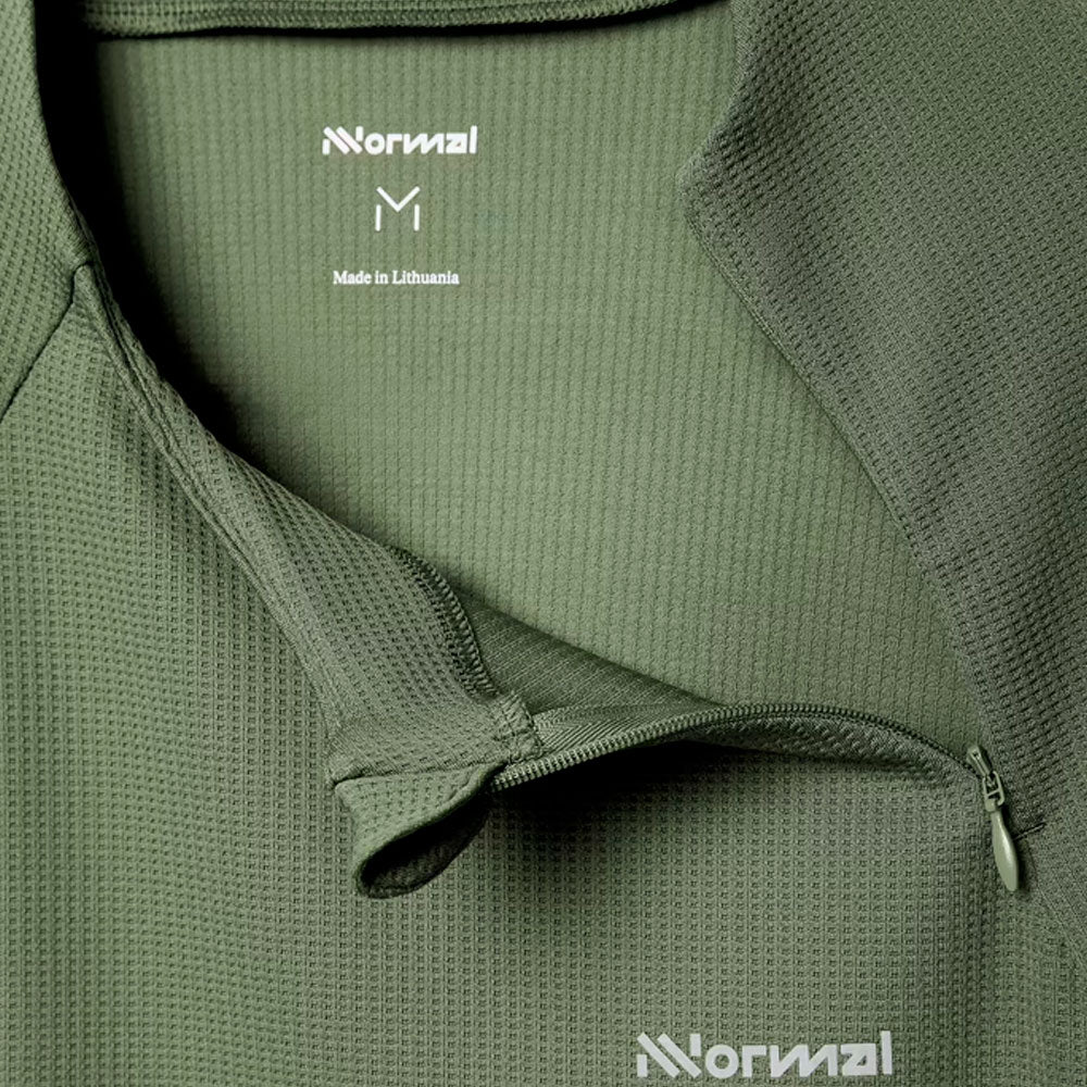 CAMISETA DE MANGA LARGA NNORMAL TRAIL VERDE