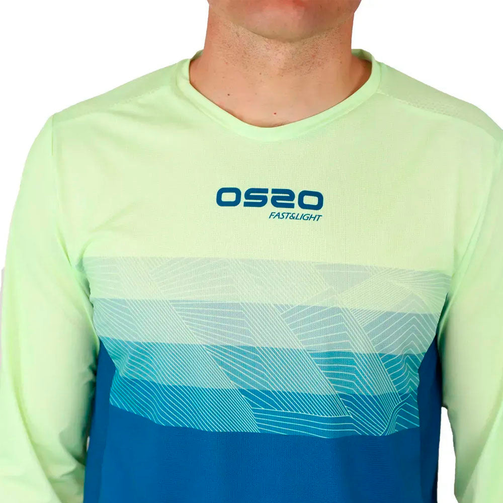 CAMISETA MANGA LARGA OS2O GRADIENT MINT