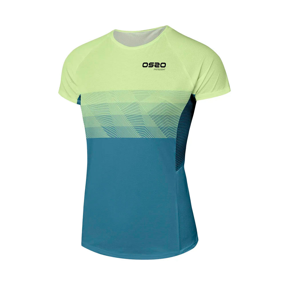 CAMISETA OS2O GRADIENT MUJER MINT