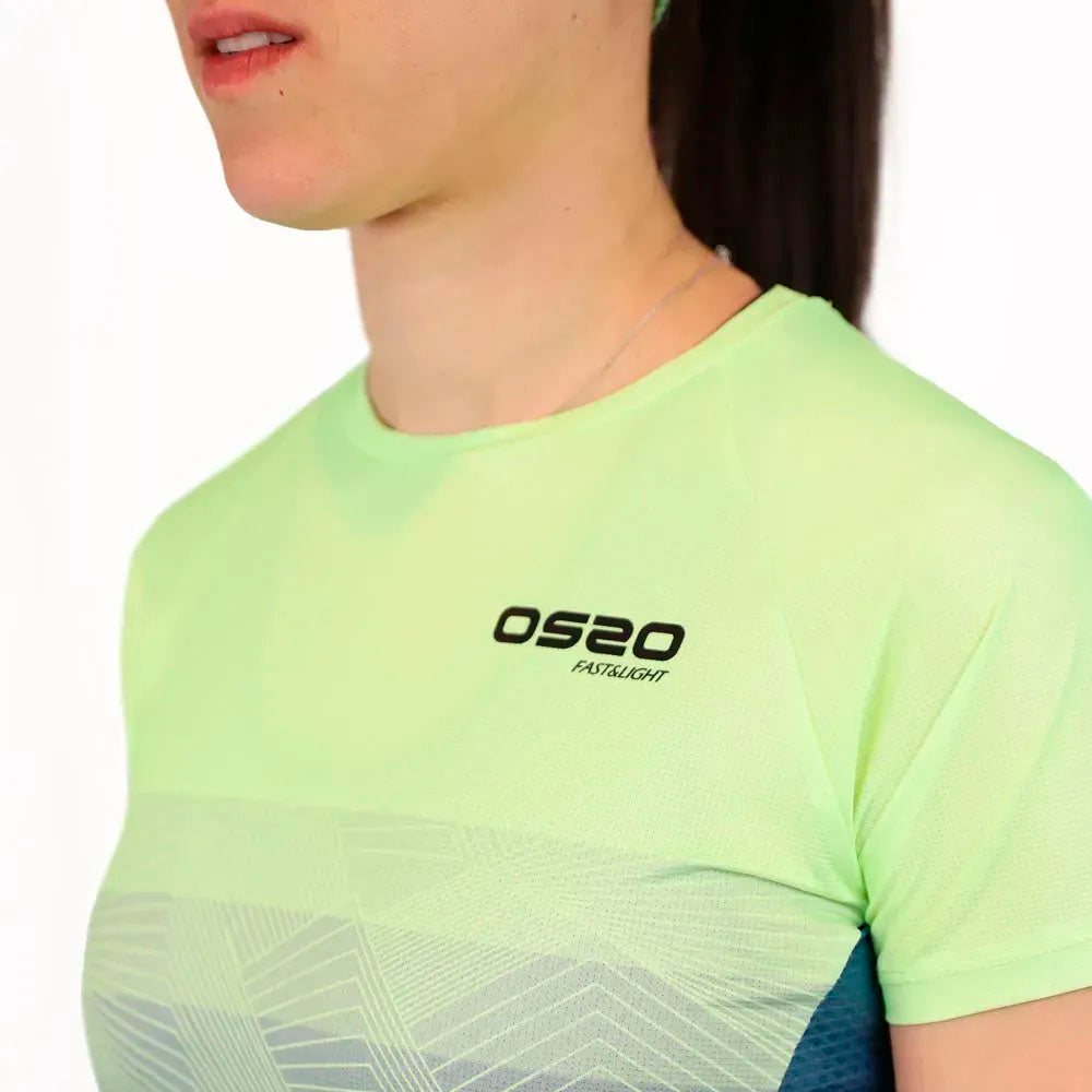 CAMISETA OS2O GRADIENT MUJER MINT