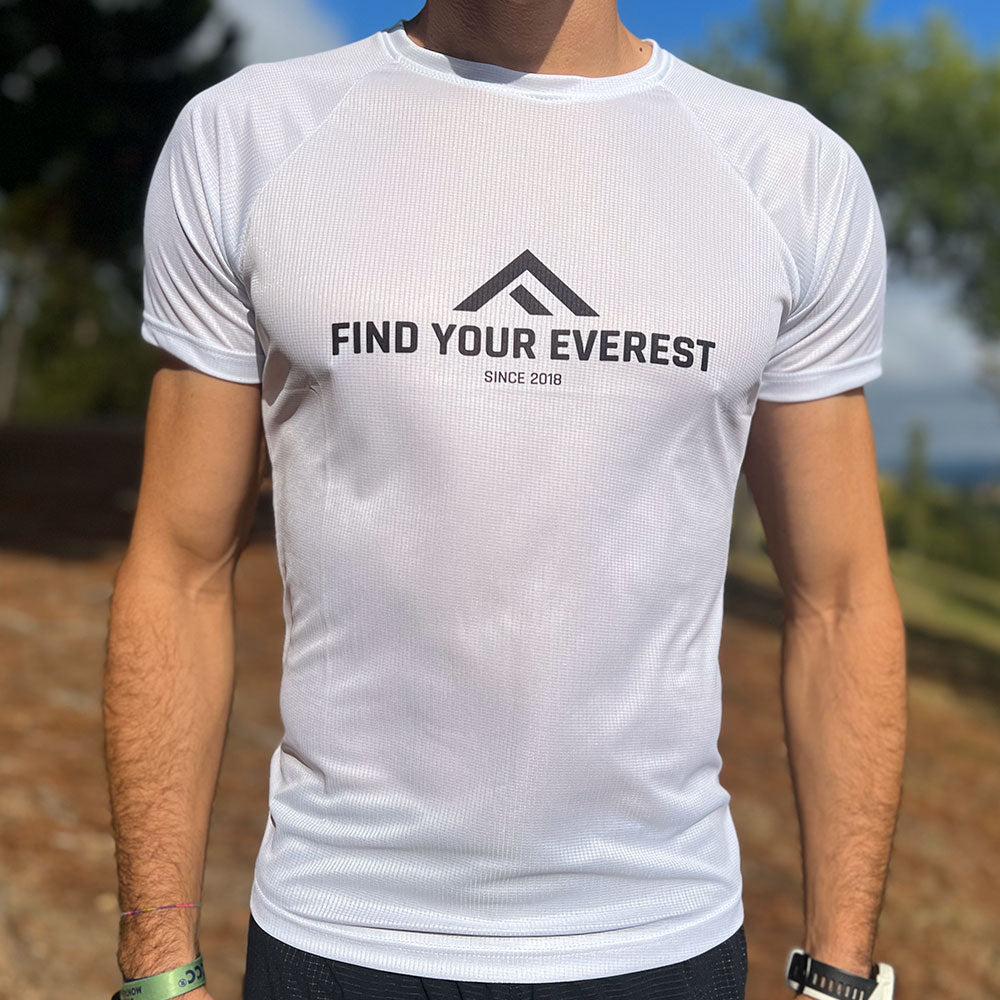 CAMISETA TÉCNICA FIND YOUR EVEREST BLANCO