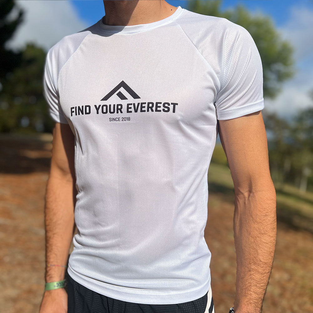 CAMISETA TÉCNICA FIND YOUR EVEREST BLANCO