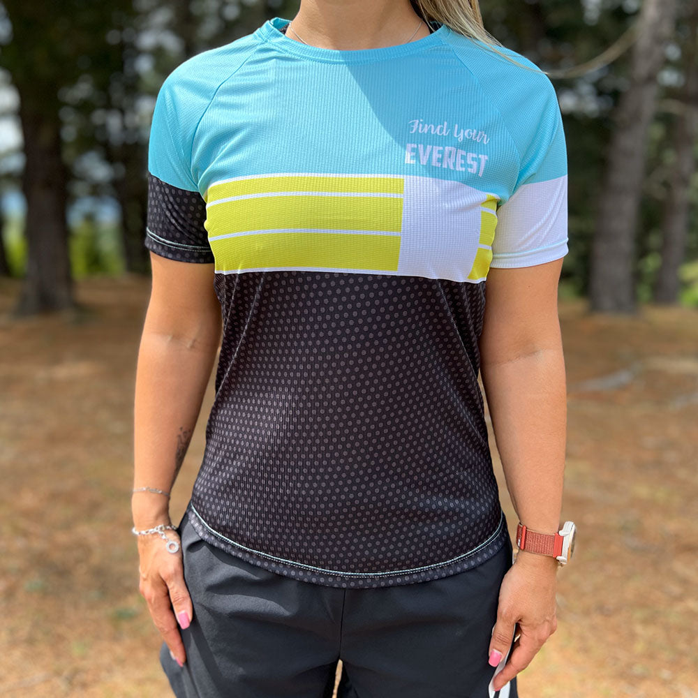 CAMISETA TÉCNICA FIND YOUR EVEREST MENTA MUJER