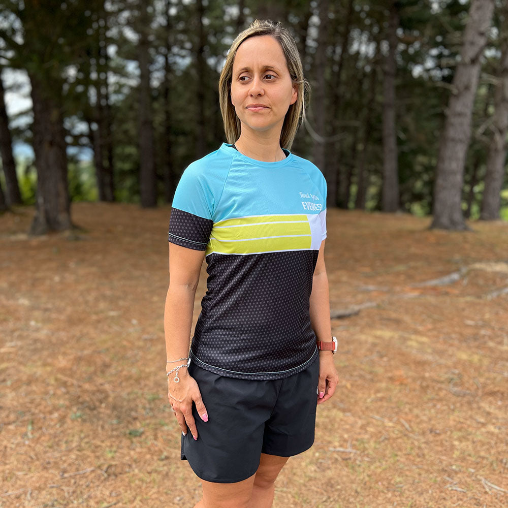 CAMISETA TÉCNICA FIND YOUR EVEREST MENTA MUJER