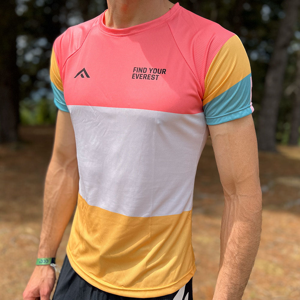 CAMISETA TÉCNICA FIND YOUR EVEREST ROSA PALO