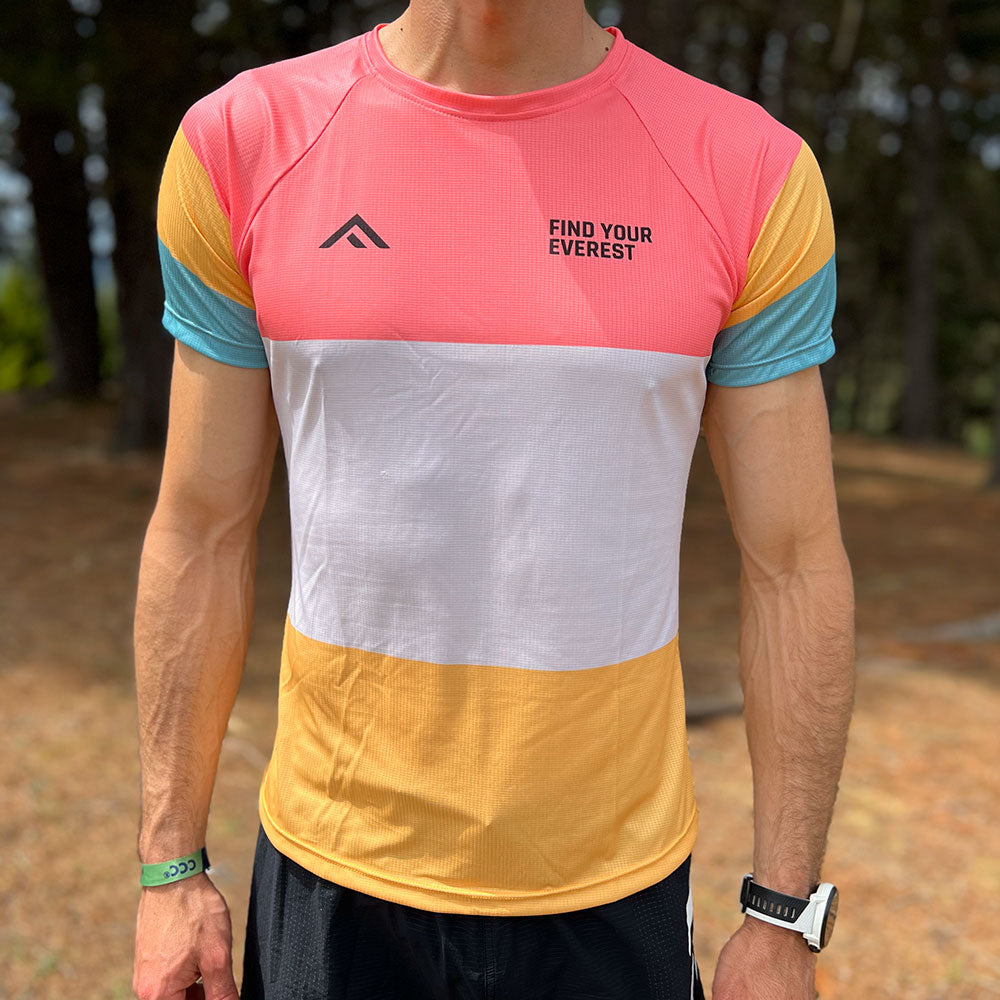 CAMISETA TÉCNICA FIND YOUR EVEREST ROSA PALO