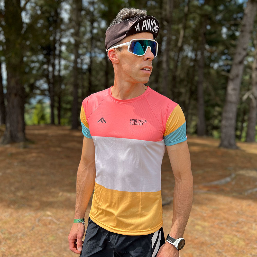 CAMISETA TÉCNICA FIND YOUR EVEREST ROSA PALO