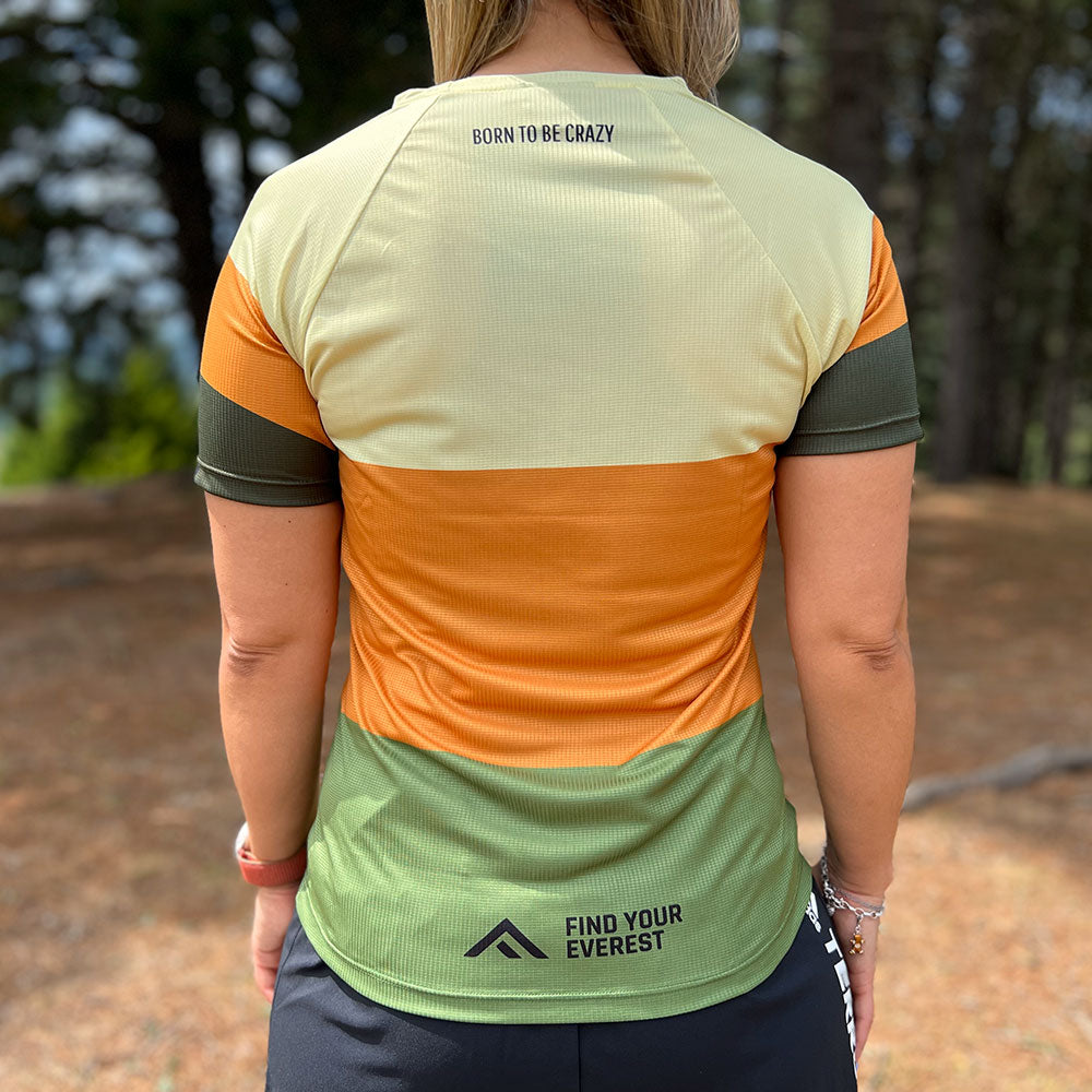 CAMISETA TÉCNICA FIND YOUR EVEREST VERDE GEO MUJER
