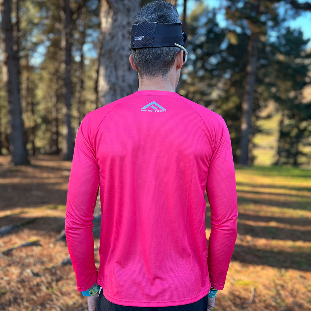 CAMISETA TÉCNICA MANGA LARGA FIND YOUR EVEREST ELITE PINK