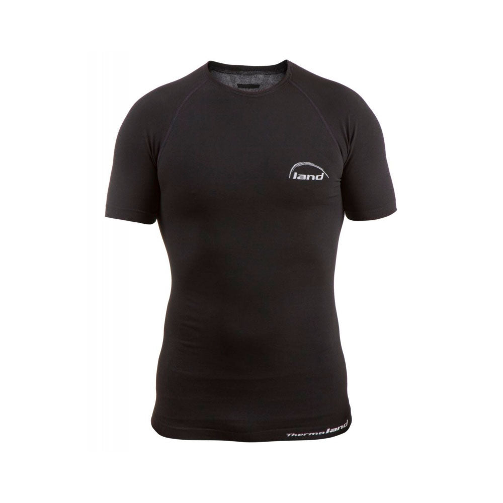 CAMISETA TÉRMICA MANGA CORTA LAND AIR NEGRO