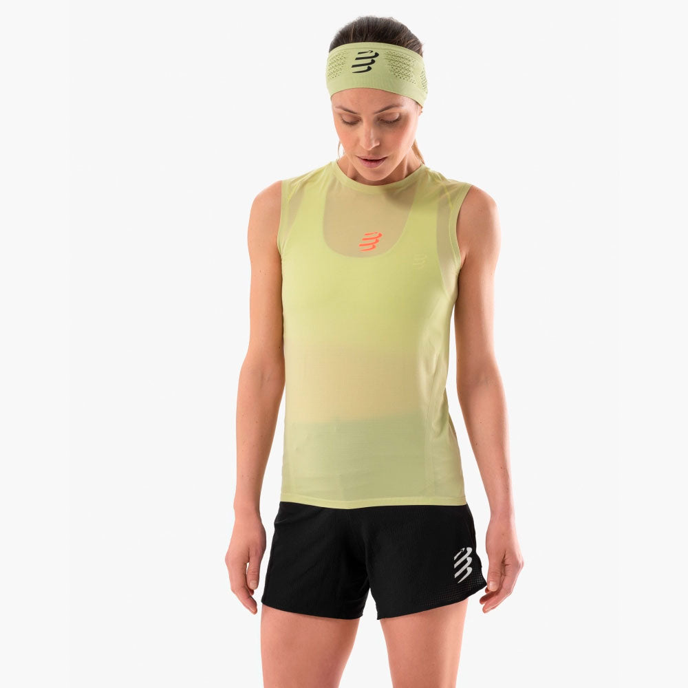 CAMISETA DE TIRANTES COMPRESSPORT TRAIL RACING MUJER NILE