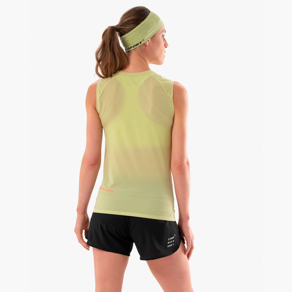 CAMISETA DE TIRANTES COMPRESSPORT TRAIL RACING MUJER NILE
