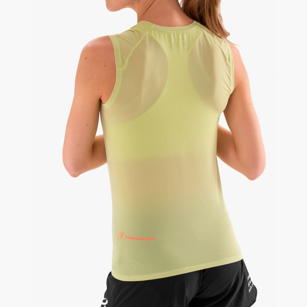 CAMISETA DE TIRANTES COMPRESSPORT TRAIL RACING MUJER NILE