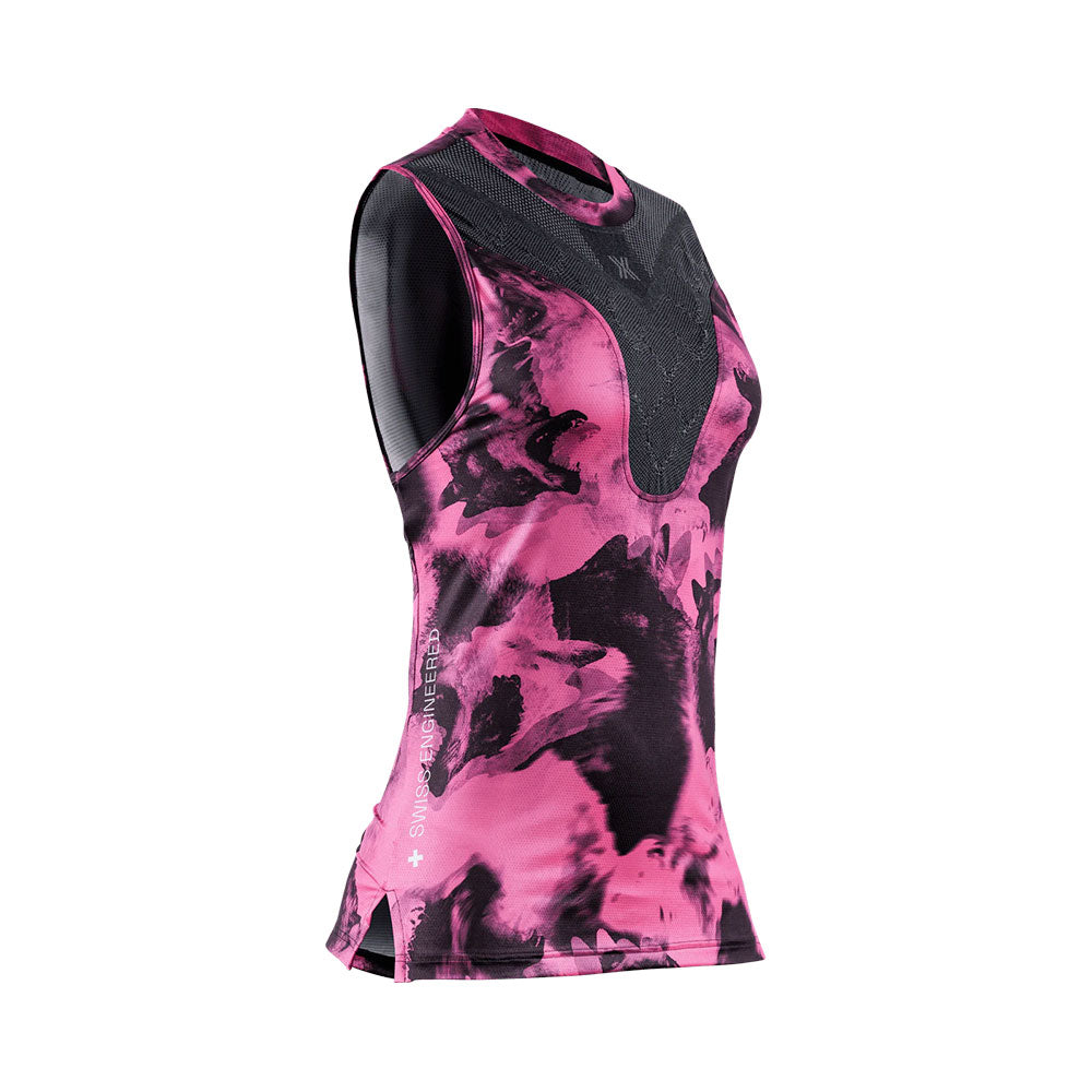 CAMISETA DE TIRANTES X-BIONIC COREFUSION WOLFPACK BLACK NEO PINK