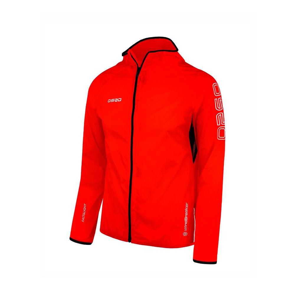 CHAQUETA CORTAVIENTOS OS2O MINIMUS ROJO