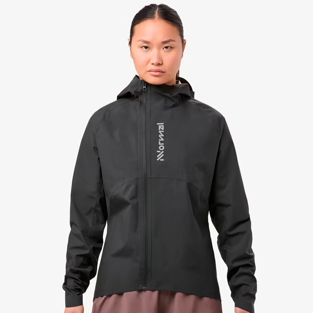 CHAQUETA IMPERMEABLE NNORMAL TRAIL RAIN MUJER NEGRO