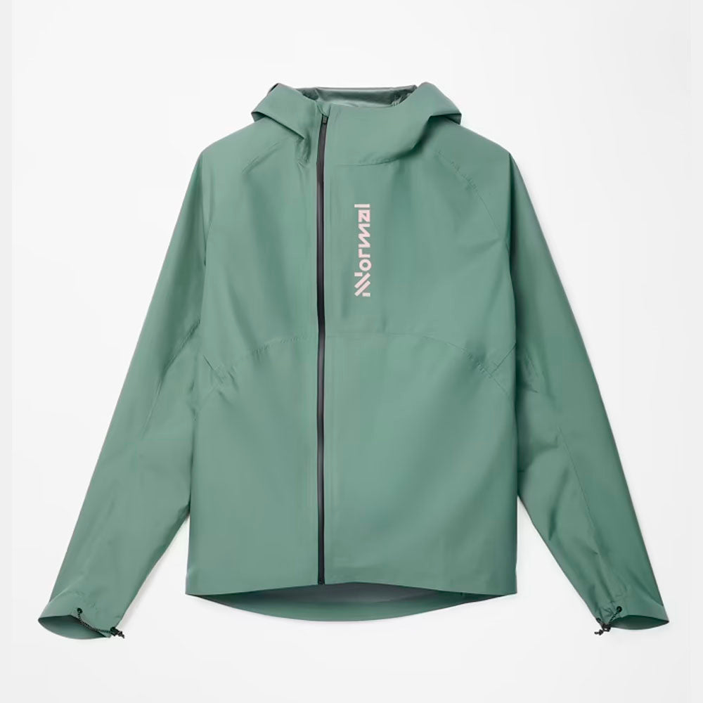 CHAQUETA IMPERMEABLE NNORMAL TRAIL RAIN MUJER VERDE