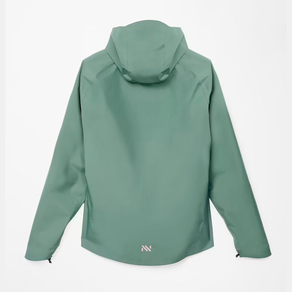 CHAQUETA IMPERMEABLE NNORMAL TRAIL RAIN MUJER VERDE