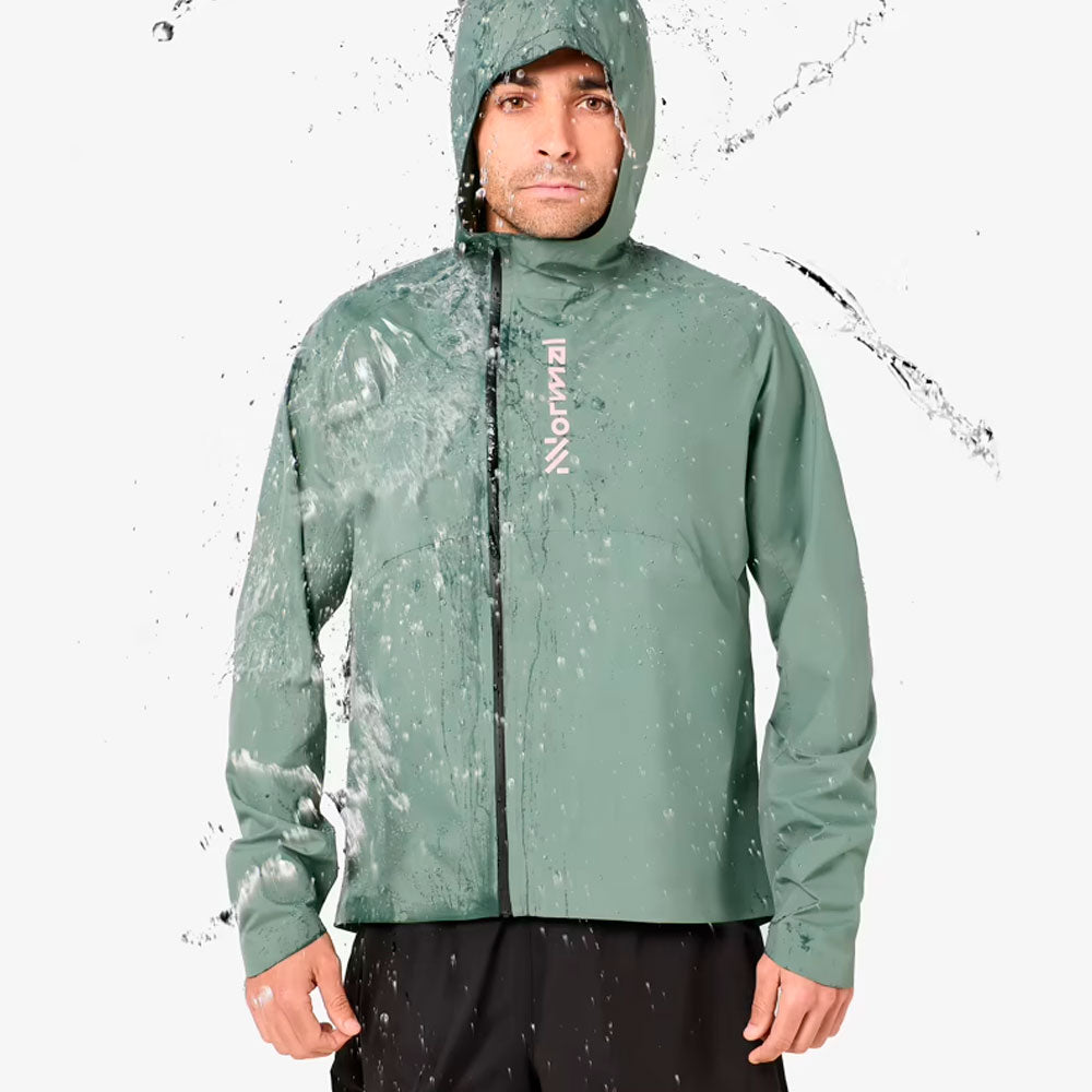 CHAQUETA NNORMAL TRAIL RAIN VERDE