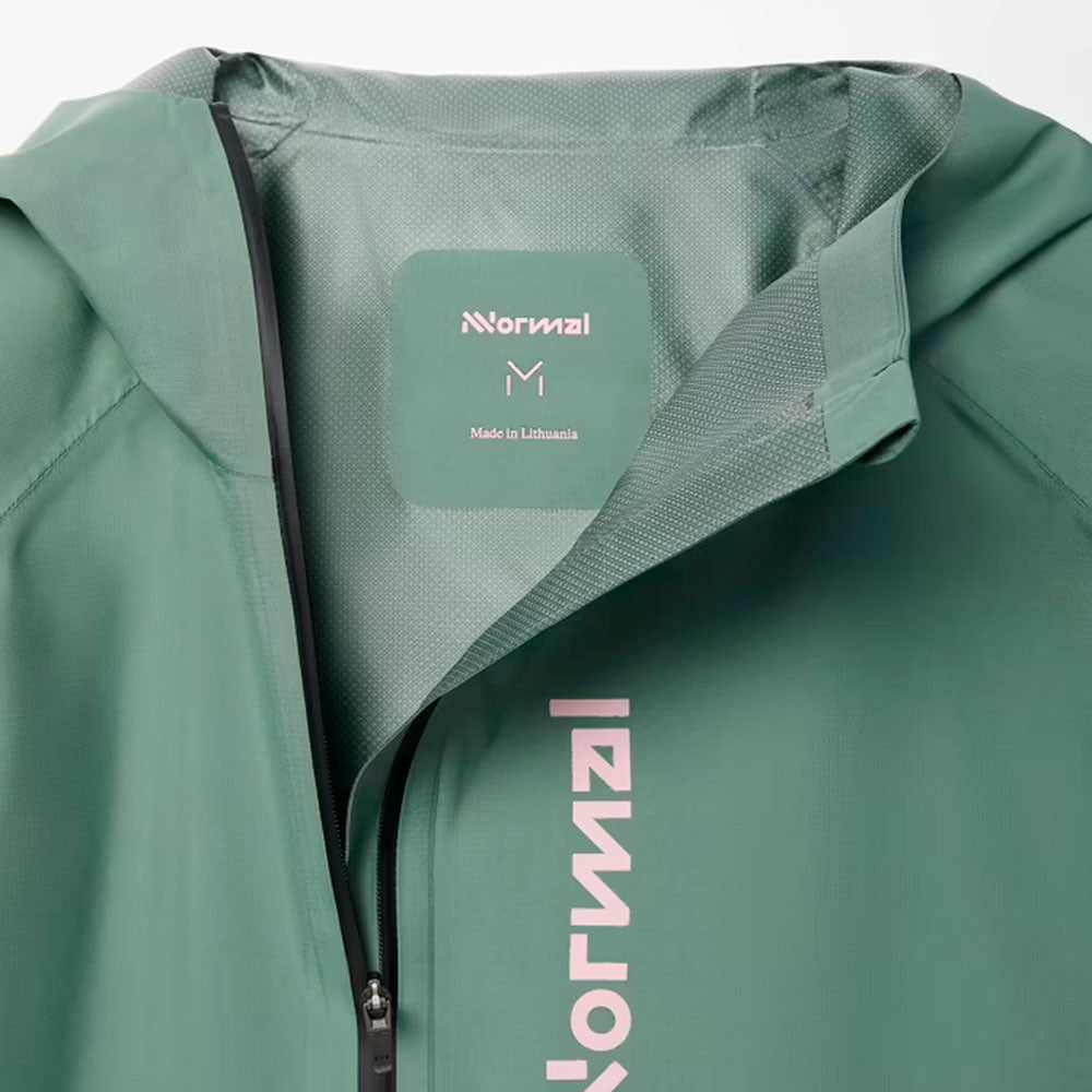 CHAQUETA NNORMAL TRAIL RAIN VERDE
