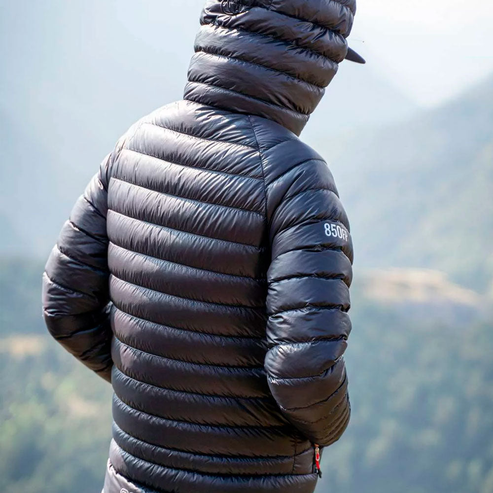 CHAQUETA OS2O NEBULAE 850 HYDRO REPELLENT JACKET BLACK