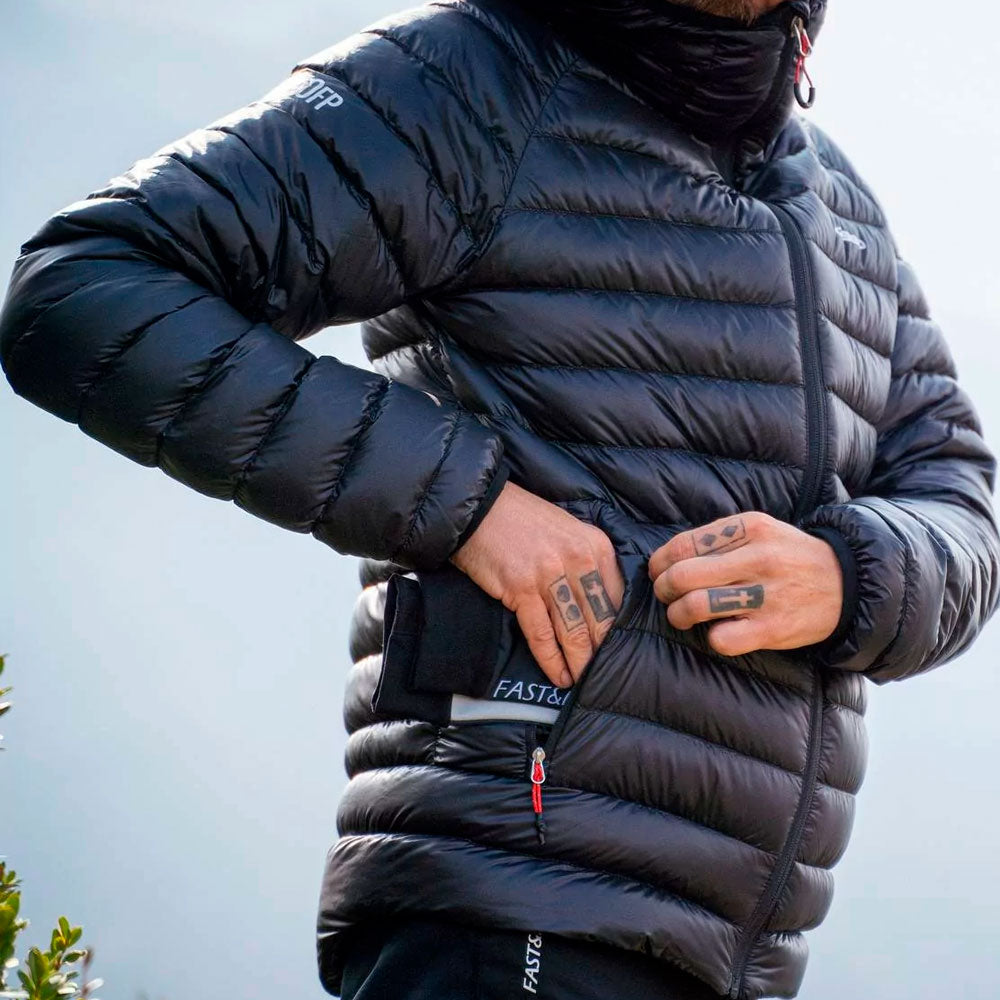 CHAQUETA OS2O NEBULAE 850 HYDRO REPELLENT JACKET BLACK